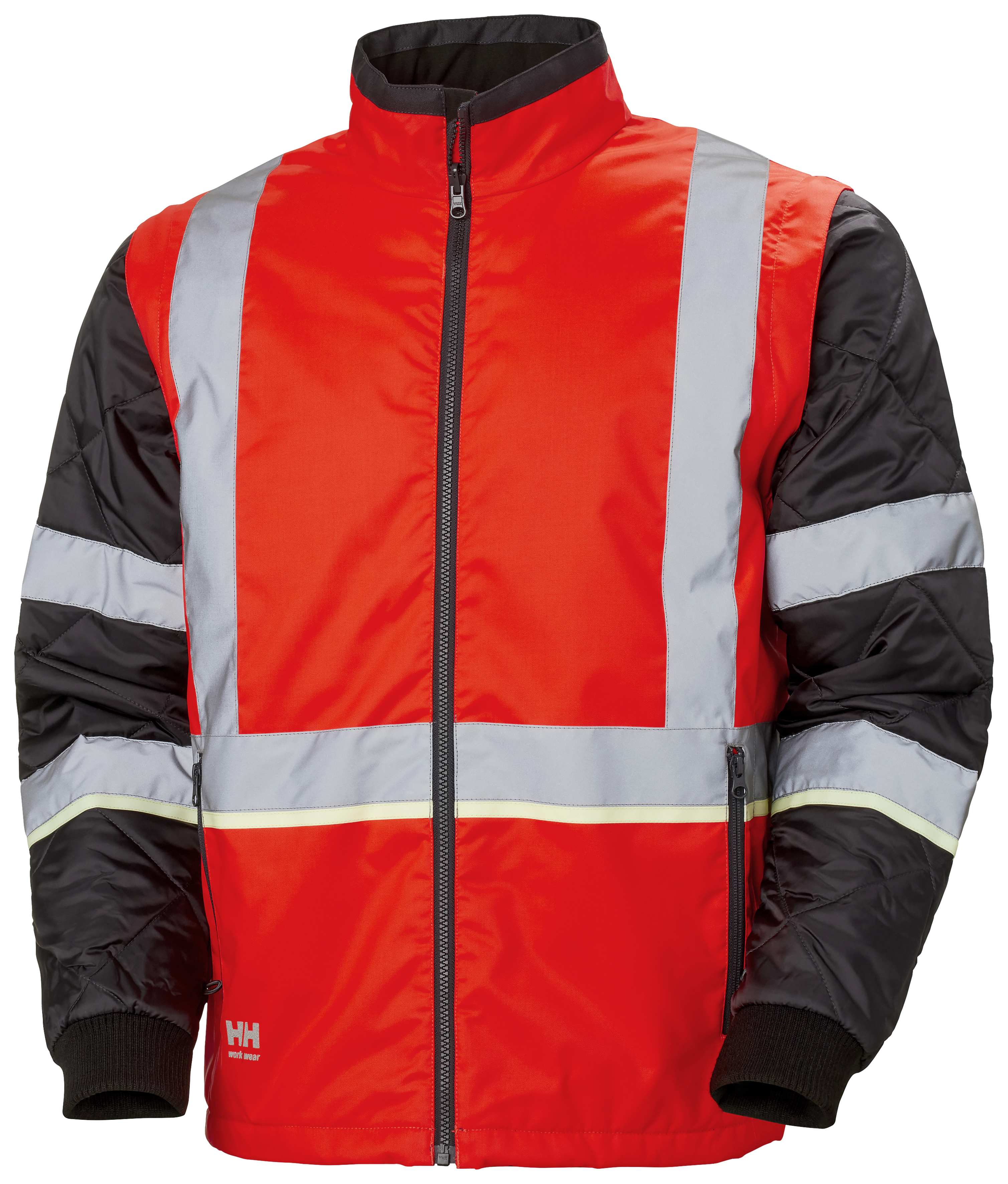 169 HI VIS RED/EBONY